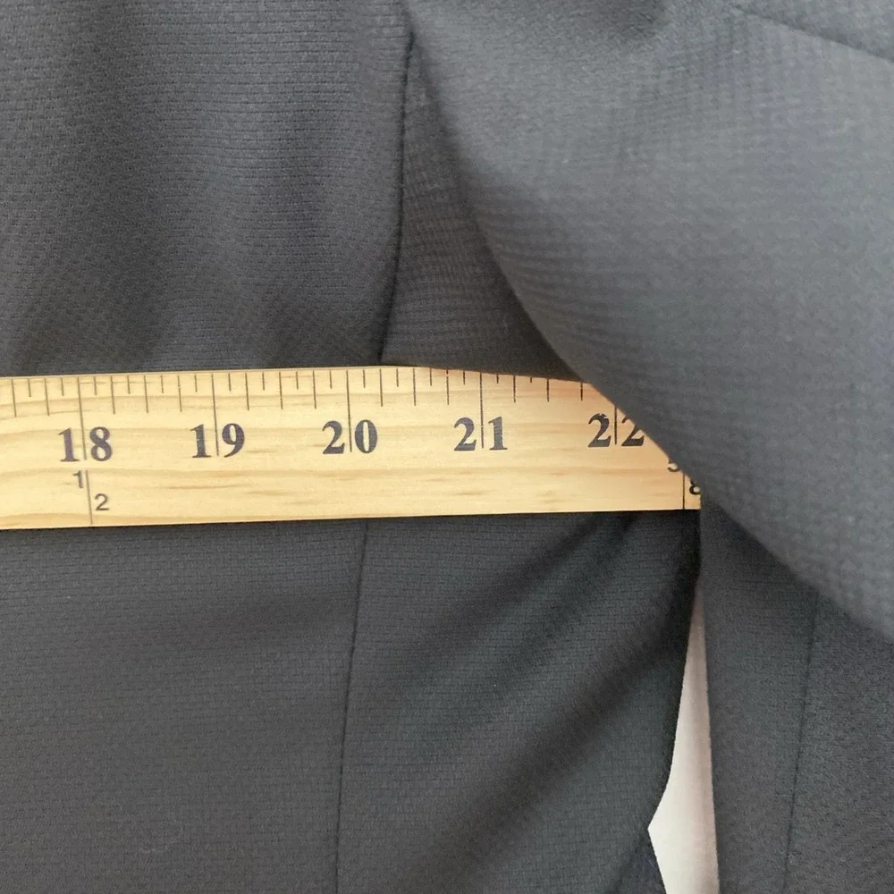 Pronto Uomo Wool Blazer Mens 44R Black Double Vented Office Formal Wear Wedding